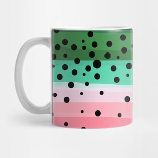 Rainbow Trout Abstract Art Skin Color Pattern Natural Pastels Mug